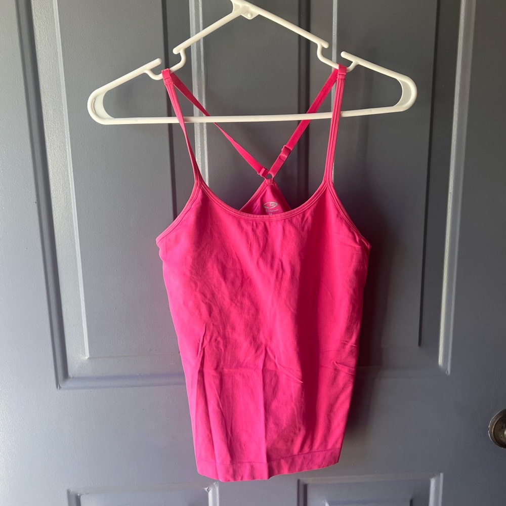 Champion Pink Racerback Tank Top